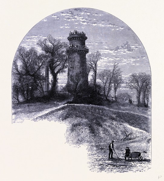 The tower on Mount Auburn, United States of America