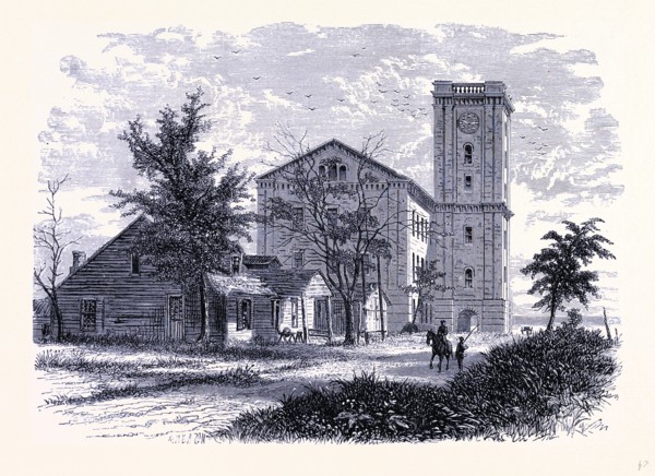 The old arsenal, Rock Island, Arsenal Island, Black Hawk War, United States of America