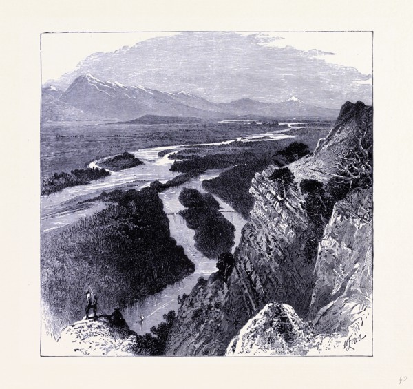 The Yellowstone river, United States of America