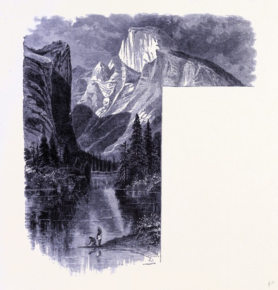 Yosemite National Park, Half Dome and the Miriad River, United States of America