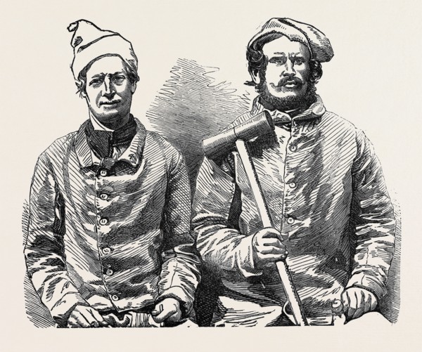 INVALIDED SOLDIERS BEFORE THE HOSPITAL BARRACKS, AT BROMPTON.