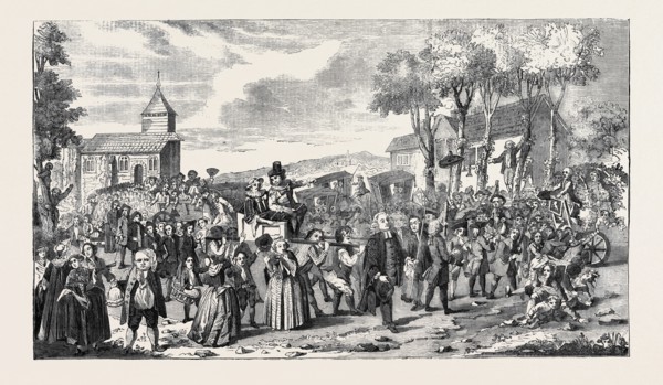 THE DUNMOW PROCESSION, JUNE 20, 1751