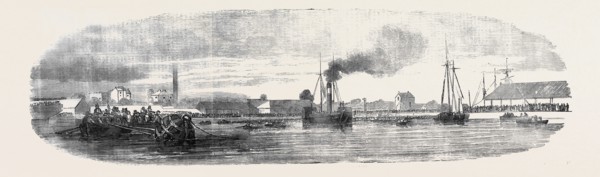 FUNERAL OF THE LATE LORD RAGLAN: THE WATER PROCESSION