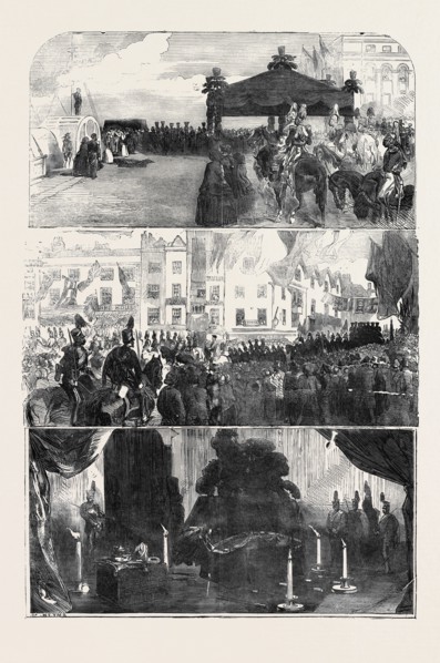 FUNERAL OF THE LATE LORD RAGLAN, THE LANDING, THE PROCESSION, THE LYING-IN-STATE