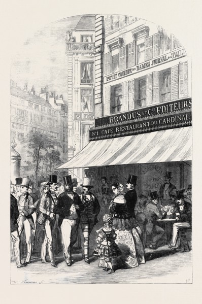 SCENES IN PARIS, THE BOULEVARD DES ITALIENS