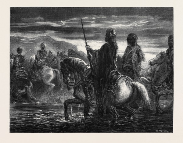 "THE PASSAGE OF THE FORD," BY DECAMPS; "Le Passage du guÃƒÂ©," par Decamps.