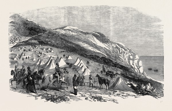 ENCAMPMENT OF OMER PACHA, NEAR SOUCHOUM-KALEH