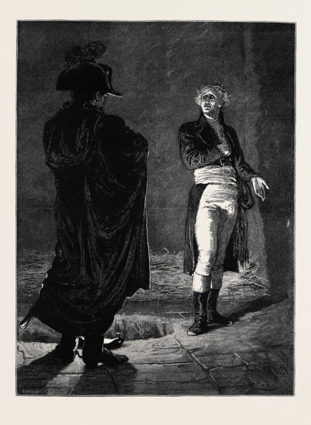 "NINETY THREE" THE ANCESTOR; At the noise of the opening and shutting of the door, he raised his