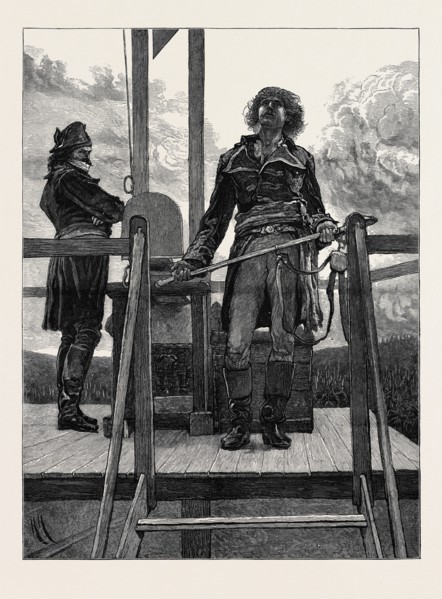 "NINETY THREE" WHEN THE SUN ROSE; He stood on the scaffold lost in thought. That place of