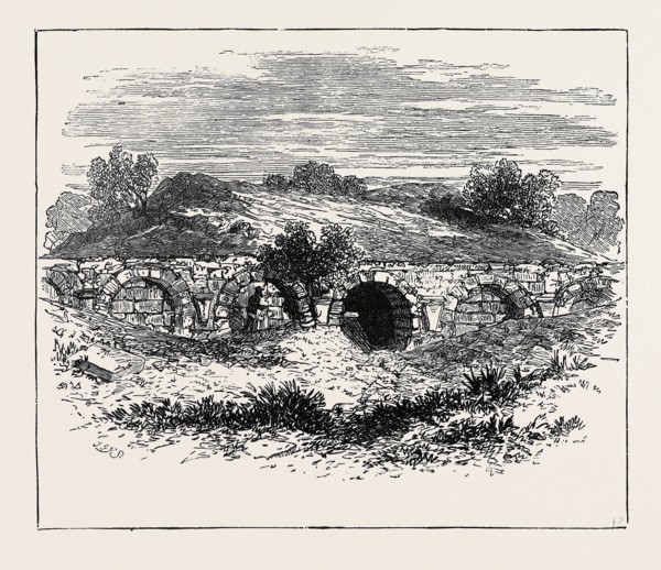 SKETCHES IN THE GREEK ARCHIPELAGO AND THE TROAD: REMAINS OF A THEATRE, ALEXANDRIA TROAS, Greece