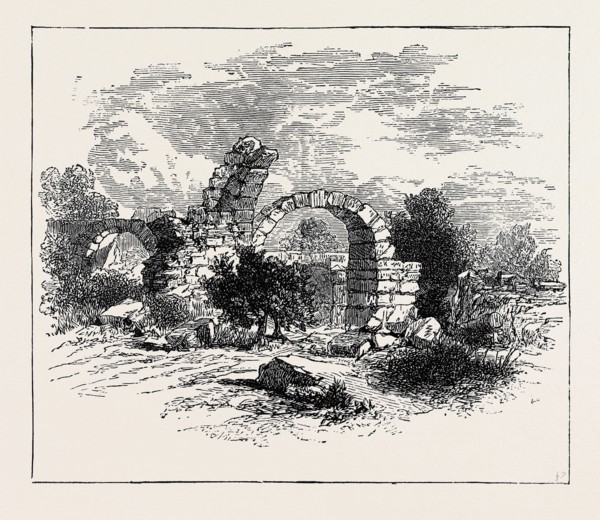 SKETCHES IN THE GREEK ARCHIPELAGO AND THE TROAD: REMAINS OF A PALACE, ALEXANDRIA TROAS