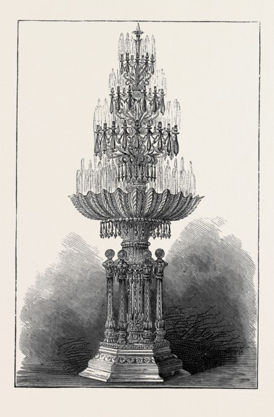 COLOSSAL CRYSTAL FOUNTAIN MADE FOR THE MAHARAJAH OF PUTTIALA, India