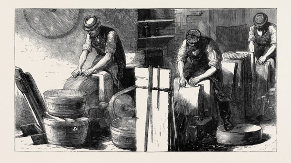 INTERIOR OF A GRINDING WHEEL