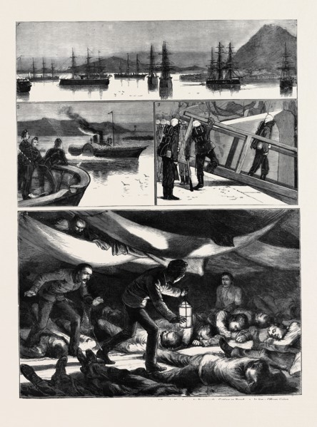 THE CRISIS IN EGYPT, THE VOYAGE OF H.M.S. TROOPSHIP "ORONTES": 1. The British Reserve Squadron at