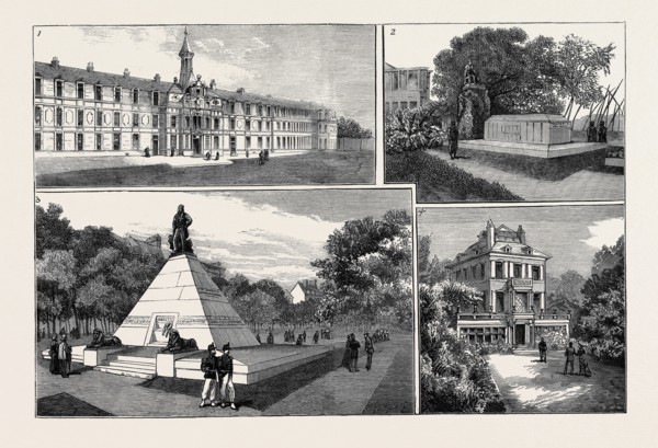 THE MARIETTE FÃäTE AT BOULOGNE: 1. The New Hospital; 2. Mariette's Grave at Boulac, Cairo; 3.