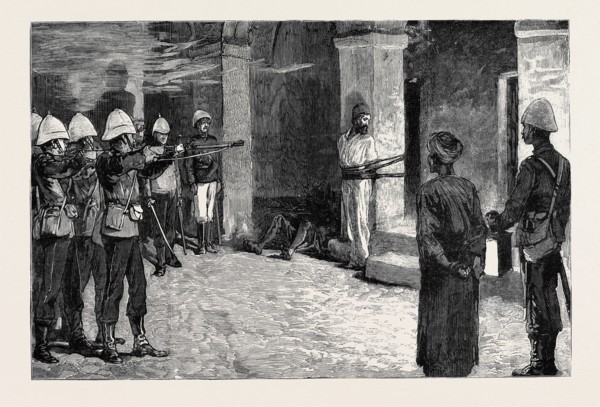 THE WAR IN EGYPT: THE NAVAL OCCUPATION OF ALEXANDRIA, IMPARTIAL JUSTICE: THE EXECUTION OF A