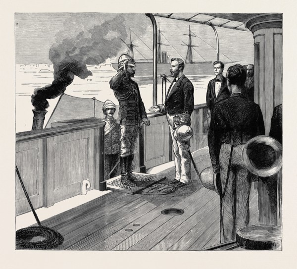 THE WAR IN EGYPT: ARRIVAL OF THE SCOTS GUARDS AT ALEXANDRIA, MAJOR-GENERAL R.H. THE DUKE OF