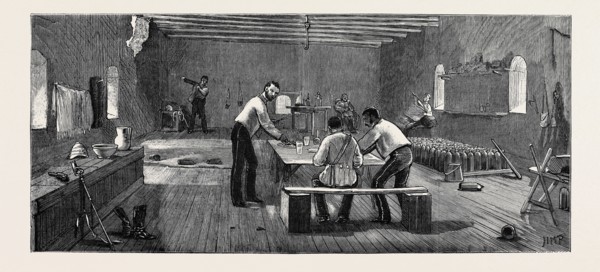THE WAR IN EGYPT, FORT MEX, ALEXANDRIA: OFFICERS' QUARTERS IN THE FORT