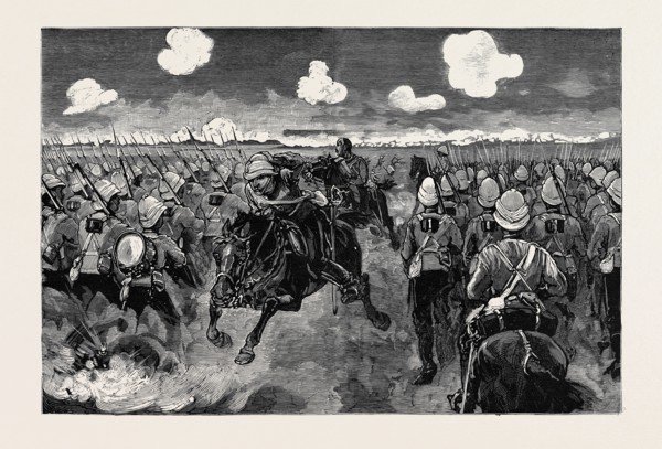 THE WAR IN EGYPT: THE ADVANCE OF THE DUKE OF CONNAUGHT'S BRIGADE, TEL-EL-KEBIR, SEPTEMBER 13, The