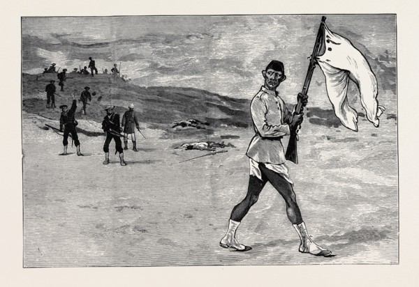 THE RECENT CAMPAIGN IN EGYPT: IS IT PEACE? An Egyptian Soldier Retiring and Hoisting his White