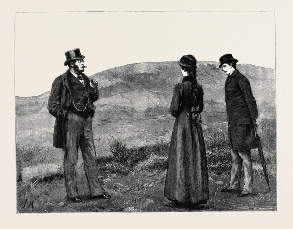 KIT, A MEMORY; BY JAMES PAYN: As they drew near to the hut a man in broadcloth emerged from it,