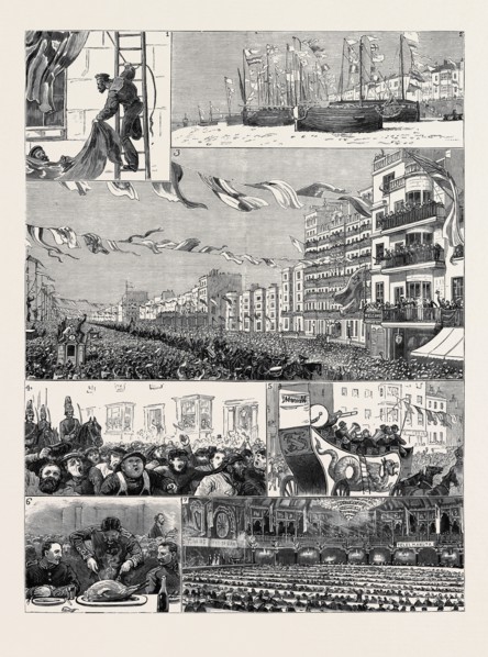 THE RETURN OF THE TROOPS FROM EGYPT, RECEPTION OF THE FOURTH DRAGOON GUARDS BRIGHTON: 1. Coast