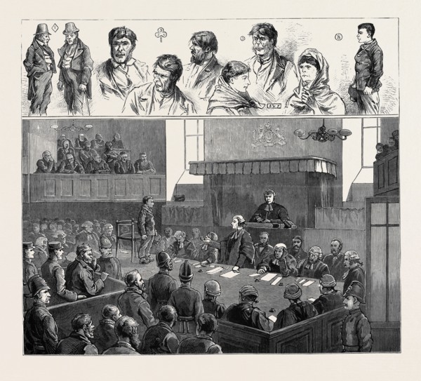 THE MAAMTRASNA MASSACRE: 1. Eye Witnesses; 2, 3, 4. Murderers Condemned; 5. Murderer Turned