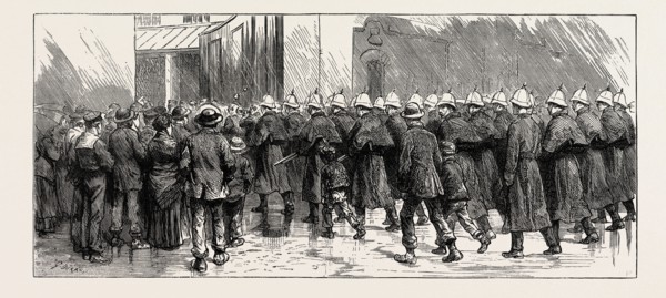 THE REBELLION IN THE SOUDAN (SUDAN), REINFORCEMENTS LEAVING PORTSMOUTH: THE ROYAL MARINE ARTILLERY