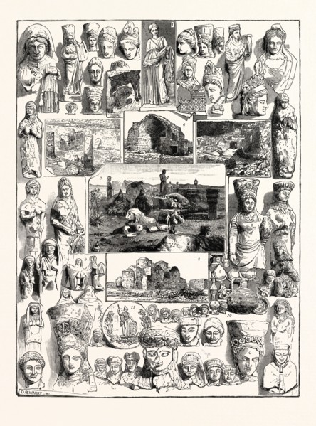 CYPRIOTE ANTIQUITIES DISCOVERED AT THE TEMPLE OF ARTEMIS, AT ACHNA AND AT SALAMIS: 1. This