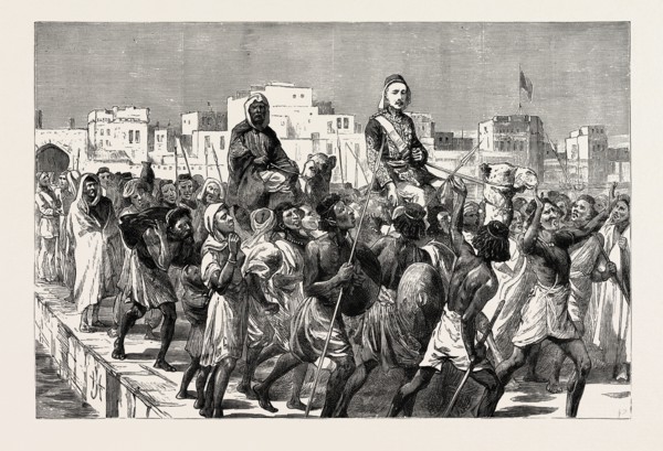 GORDON IN THE SOUDAN, 1879, ENTERING MASSAWA