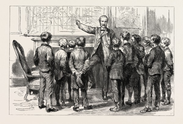 GORDON AT GRAVESEND, 1867: TEACHING THE RAGGED BOYS, HIS "KINGS"