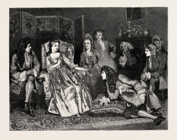 DOROTHY FORSTER: "He then spread a cushion on the carpet, and sat or lay upon it at my feet."