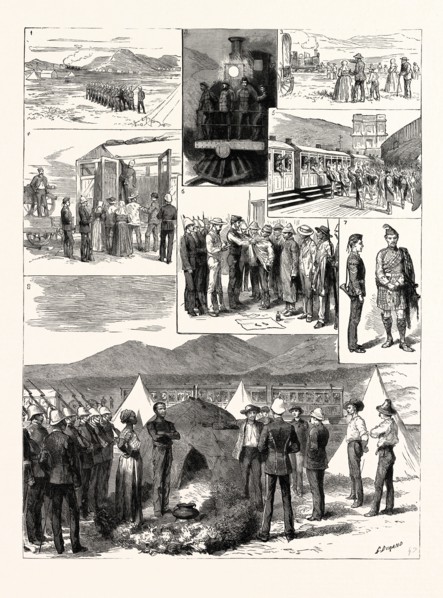 THE DE AAR EXPEDITION, SOUTH AFRICA: 1. The De Aar Railway Extension. 2. Coming Down Hex River