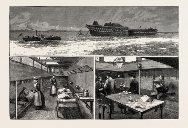 THE SMALLPOX EPIDEMIC AND THE METROPOLITAN ASYLUMS BOARD: THE "RED CROSS" NEW AMBULANCE STEAMER: 1.