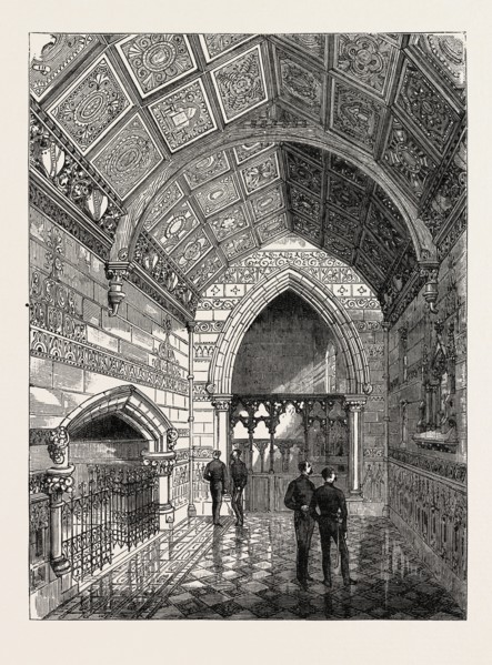 MEMORIAL CHAPEL ERECTED AT WINDSOR TO THE MEMORY OF THE OFFICERS AND MEN OF THE FIRST LIFE GUARDS