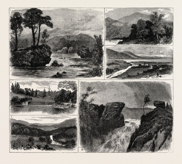 VIEWS IN THE VALE OF RANNOCH, PERTHSHIRE, SCOTLAND: 1. The Peak of Schiehallion, seen from the