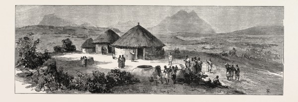 WITH ADMIRAL SIR W. HEWETT'S EMBASSY TO KING JOHN OF ABYSSINIA: KING JOHN'S PALACE AT ADOWA