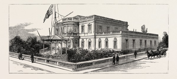 THE LATE DUKE OF ALBANY, VIEWS AT CANNES: THE CERCLE NAUTIQUE, WHERE THE DUKE MET WITH THE ACCIDENT