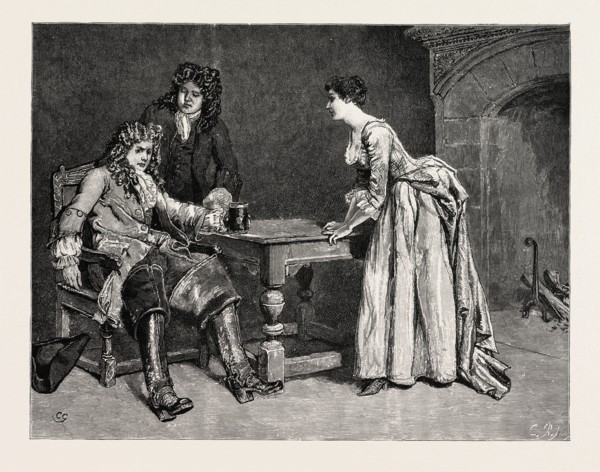 DOROTHY FORSTER: "He drained about a quart of ale, and then set down the mug with a sigh."
