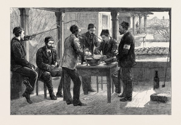 THE EASTERN QUESTION, CHRISTMAS WITH THE TURKS AT NISCH: BRITISH SURGEONS OF THE "RED CROSS"