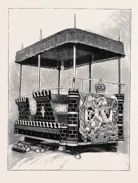 EMPRESS OF INDIA: STATE HOWDAH MANUFACTURED FOR THE DUKE OF BUCKINGHAM, GOVERNOR OF MADRAS