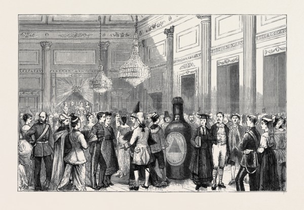 THE DUCHESS OF EDINBURGH AT MALTA: FANCY BALL AT THE GOVERNOR'S PALACE, VALETTA