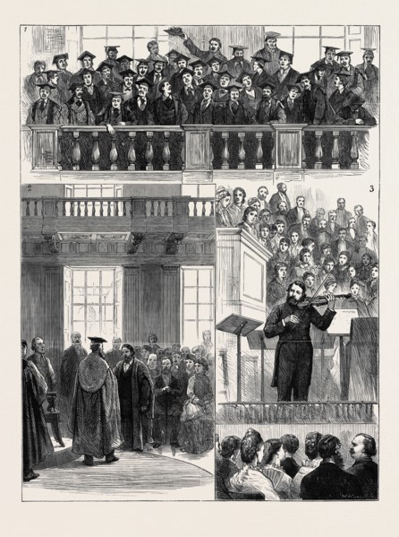 INSTALLATION OF HERR JOACHIM AS MUSICAL DOCTOR AT THE UNIVERSITY OF CAMBRIDGE: 1. The Senate House: