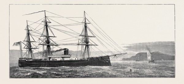 THE IMPERIAL GERMAN IRONCLAD "PREUSSEN"