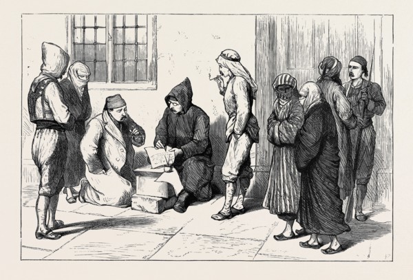 THE EASTERN QUESTION: PETITION WRITING BEFORE THE SERASKERIAT OR WAR OFFICE, CONSTANTINOPLE