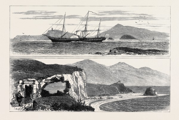 VISIT OF H.R.H. THE PRINCESS OF WALES TO ATHENS: 1. A Picnic in the Gulf of Athens, H.M.S.