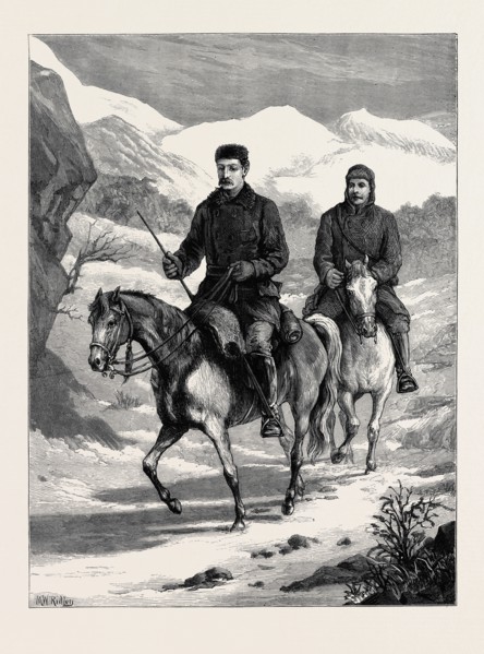 CAPTAIN FREDERICK BURNABY, ROYAL HORSE GUARDS, AUTHOR OF "A RIDE TO KHIVA"