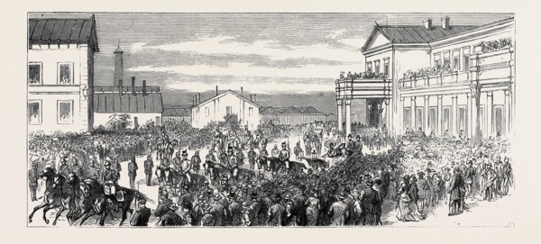 THE WAR IN THE EAST, ARRIVAL AT BUCHAREST OF THE GRAND DUKE NICHOLAS, COMMANDER-IN-CHIEF OF THE