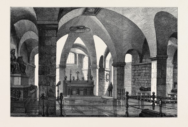 NEW CHAPEL FOR EARLY MORNING SERVICE IN THE CRYPT OF ST. PAUL'S CATHEDRAL, LONDON