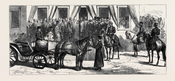 THE WAR IN THE EAST: ARRIVAL OF THE CZAR AT PLOJESTI, THE RUSSIAN HEADQUARTERS